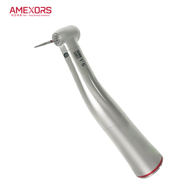 Amexors 1:5 increasing speed fiber optic contra angle dental handpiece main image